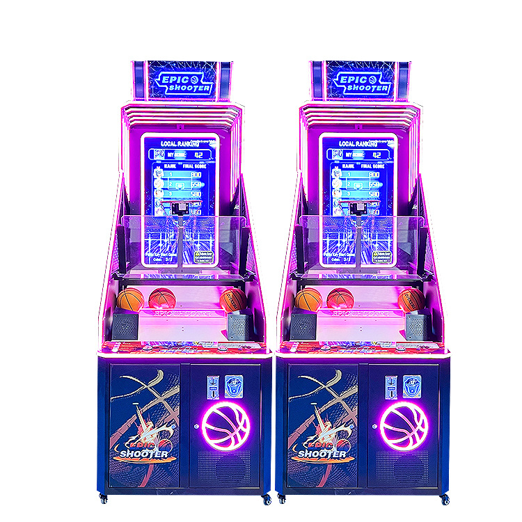 Epic Shooter sport arcade machine with digital scoring