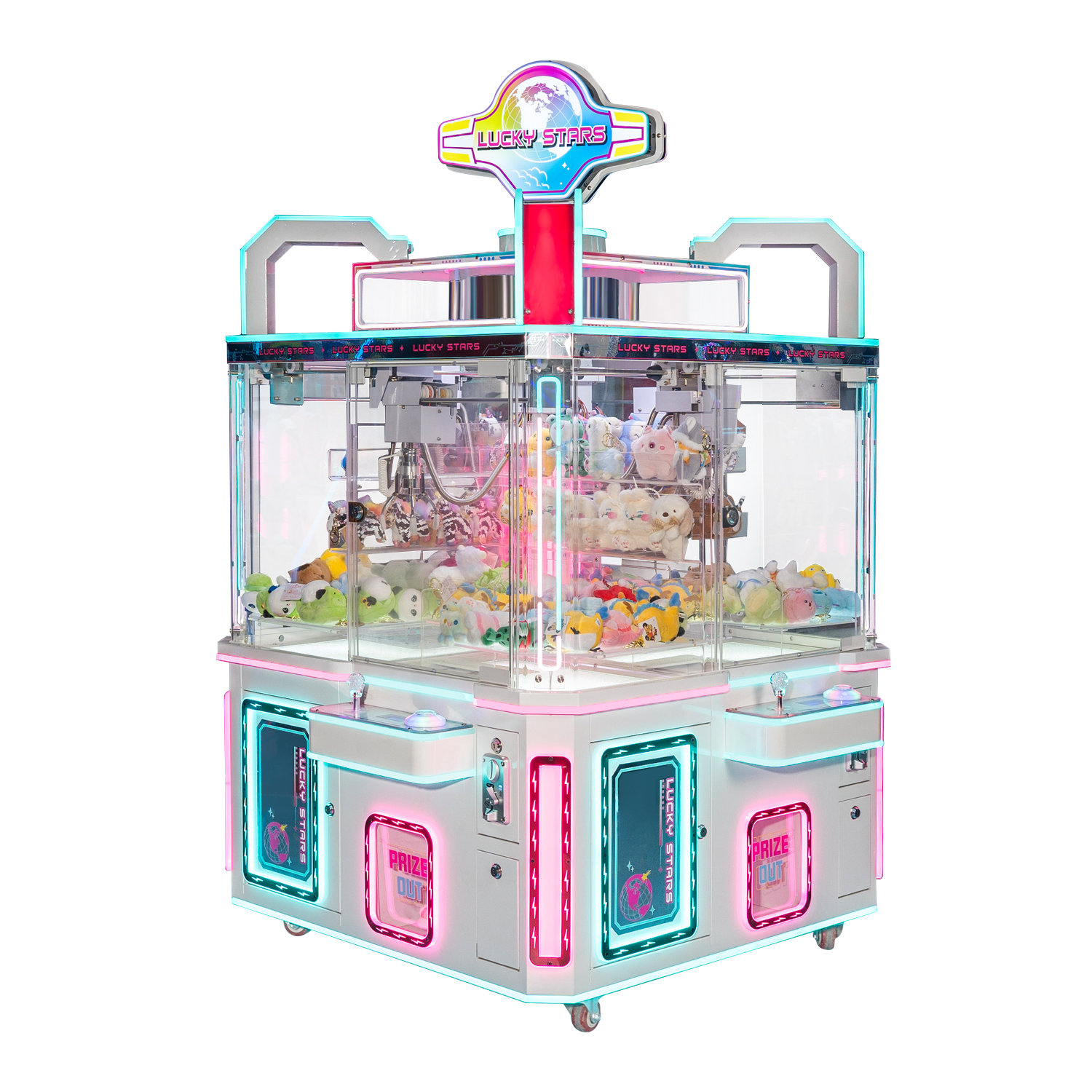 EPARK Lucky Stars claw machine with LED display