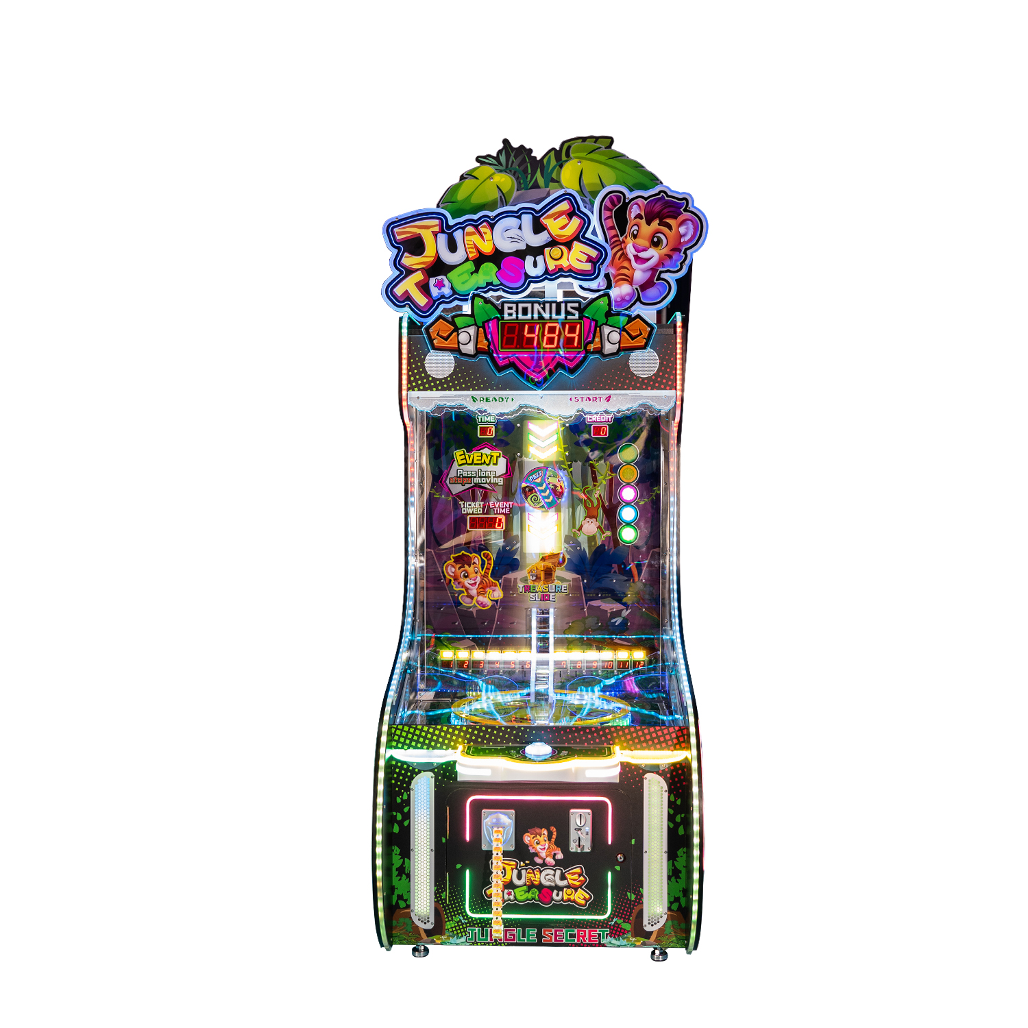 4-Player Ticket Redemption Arcade Machine with Multiple Payment Options