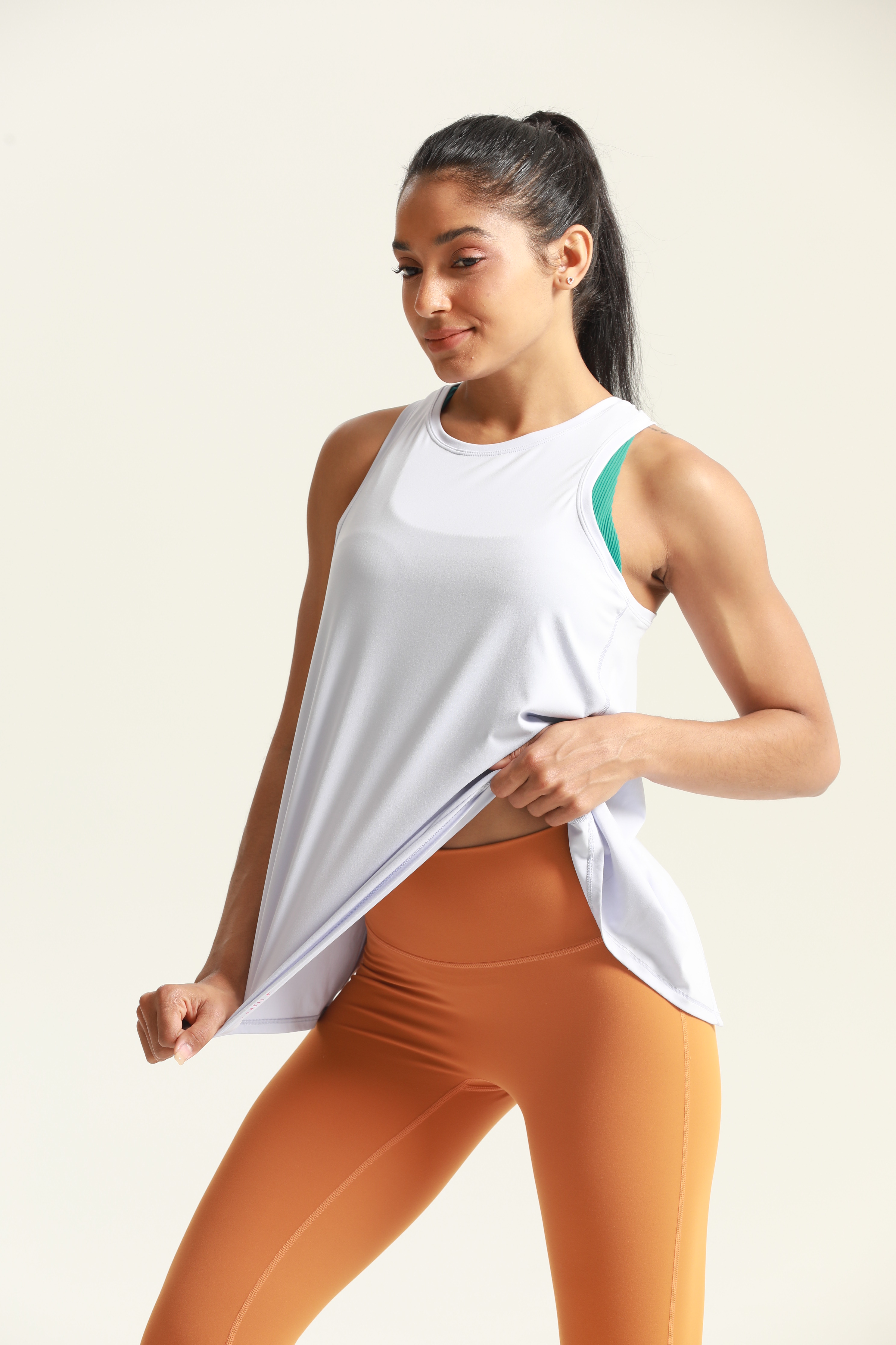 Tank top and shorts outfit