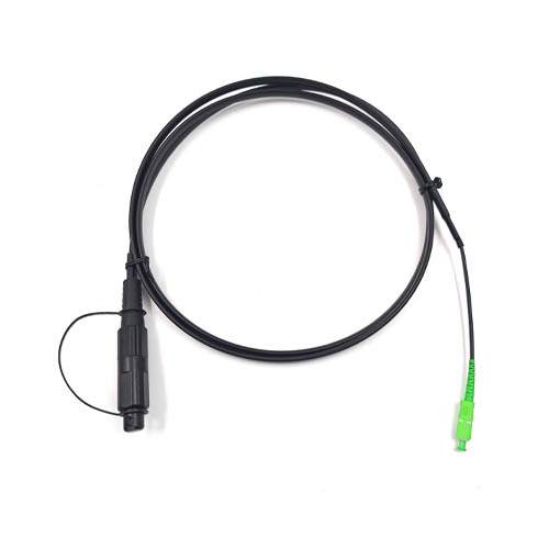 Outdoor waterproof SC/APC fiber patch cord used for FTTA 5G field deployments