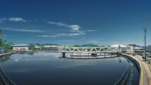 Municipal wastewater plant