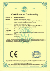 Certificate of Conformity