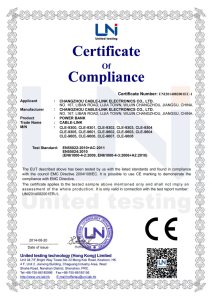 Certificate Of Compliance