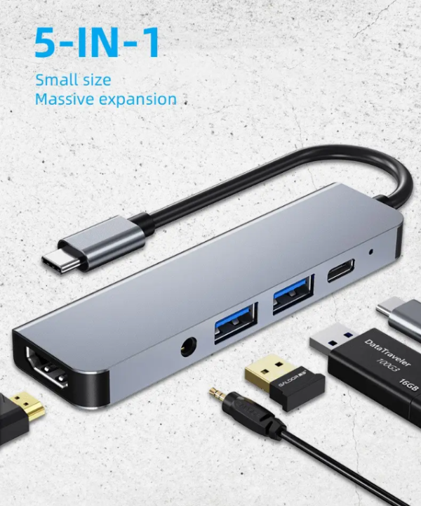 Cable-link Thunderbolt 3 USB-C Hub CLE-05005 top angle