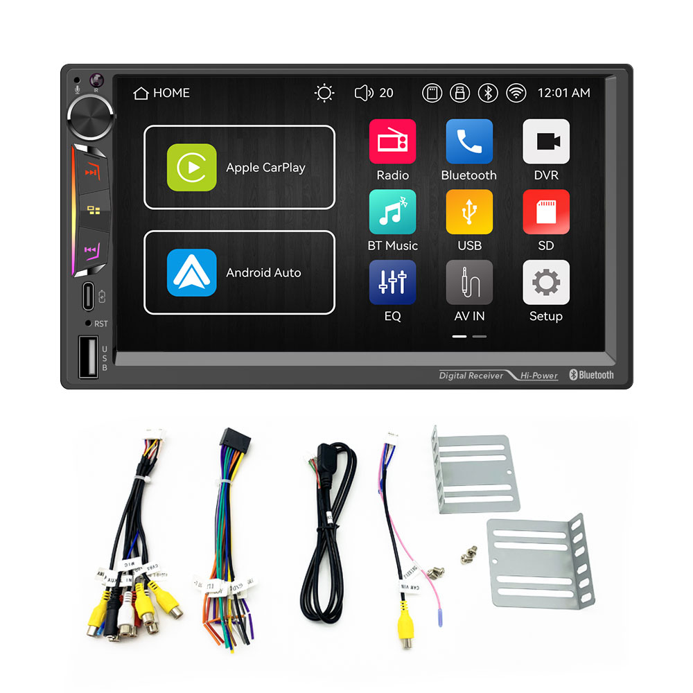 TN-9359 QHD Linux car radio with GPS navigation screen