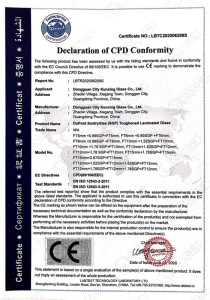 Declaration of CPD Conformity