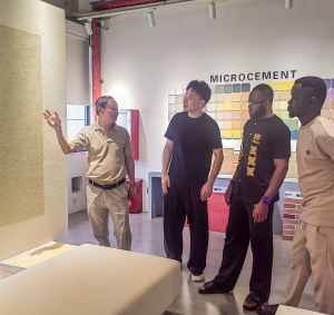 A client from Ghana is coming to place an order for micro-cement.