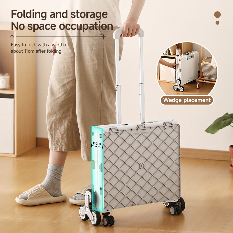 Foldable design allows storage as thin as 11cm, taking up minimal space.