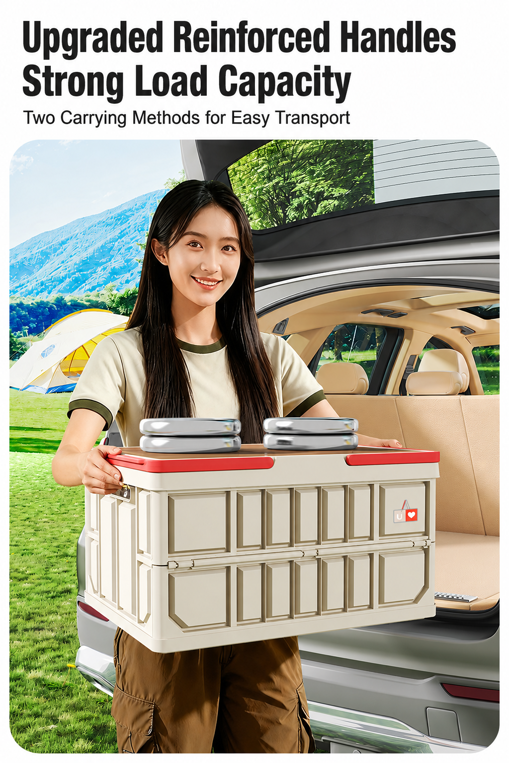 With upgraded reinforced handles, this box supports strong load capacity and two carrying methods for effortless transport.