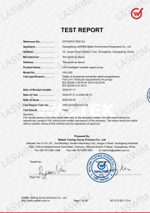 TEST REPORT