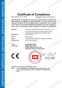 Certificate Of Compliance