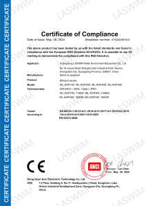 Certificate Of Compliance