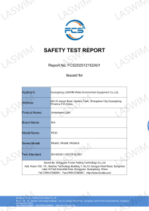Certificate Of Compliance