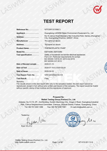 TEST REPORT