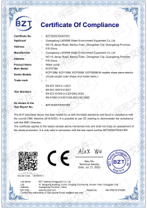 Certificate Of Compliance
