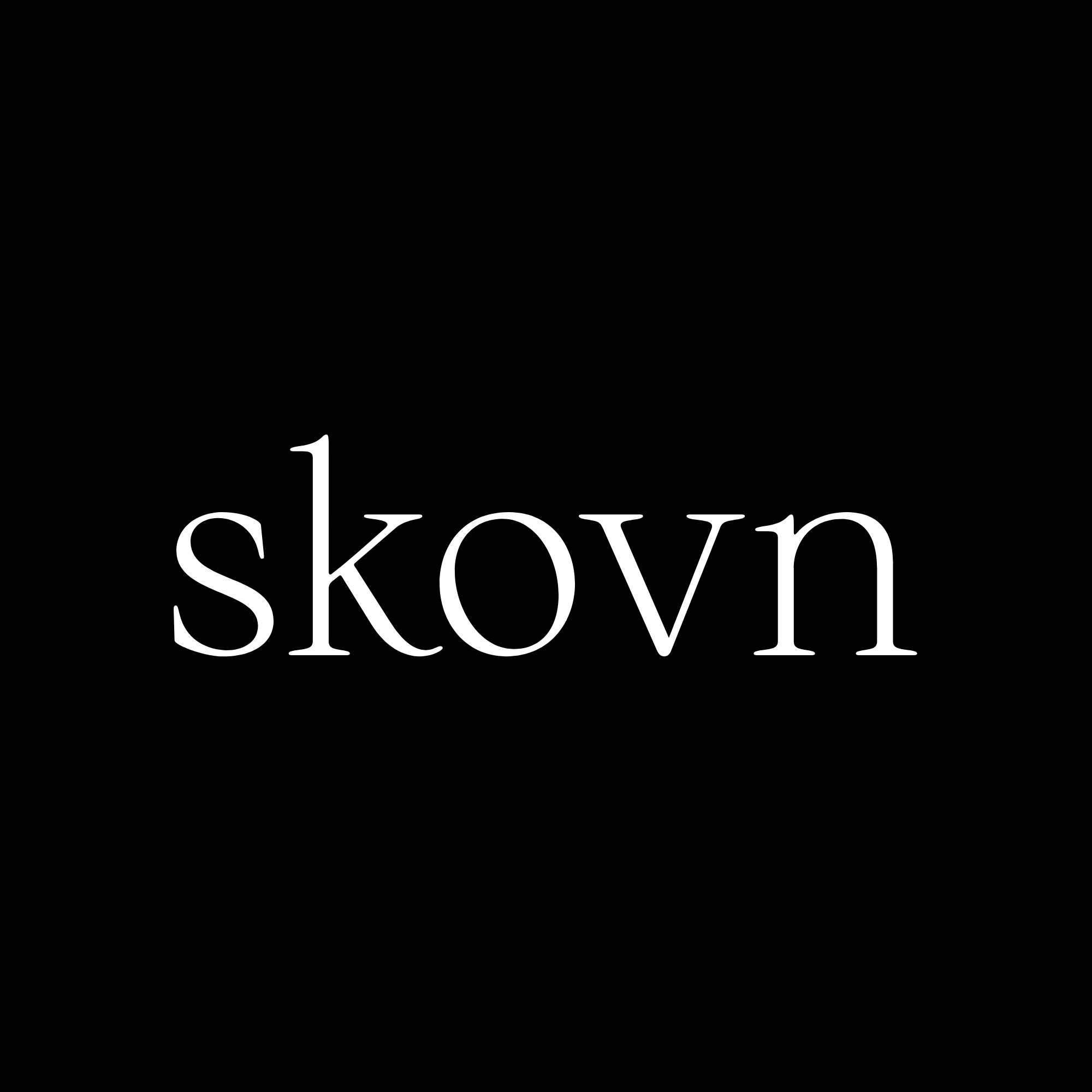 SKOVN logo black