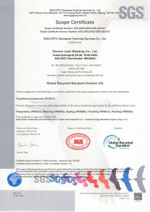 Global Recycled Standard - GRS Certificate