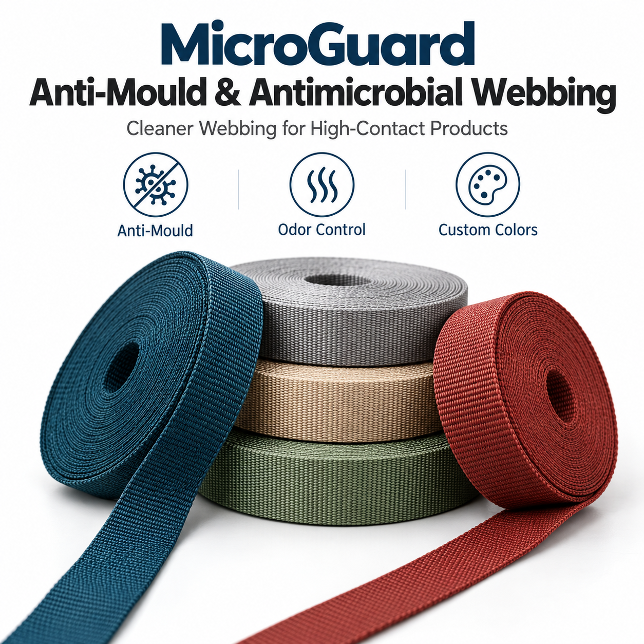 Antimicrobial & Anti-Mould Webbing