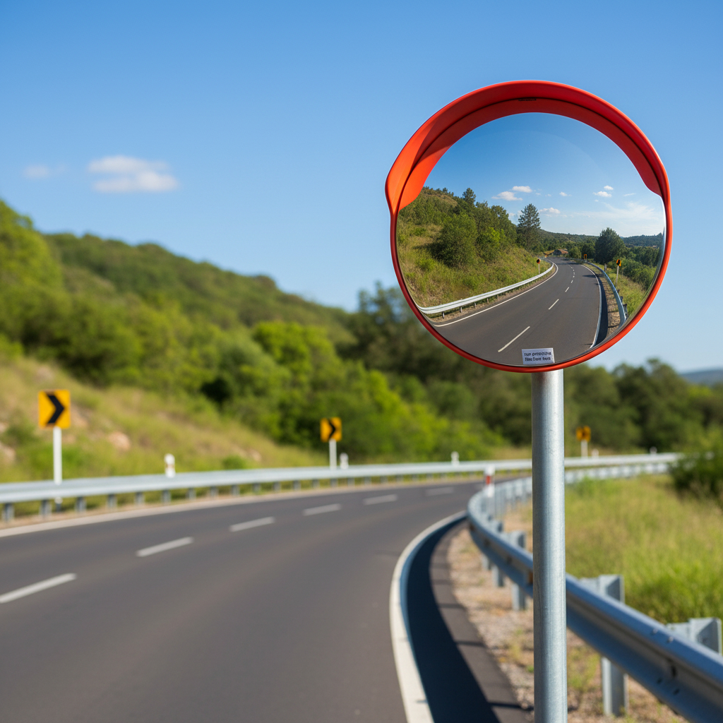 Convex Mirror in Use