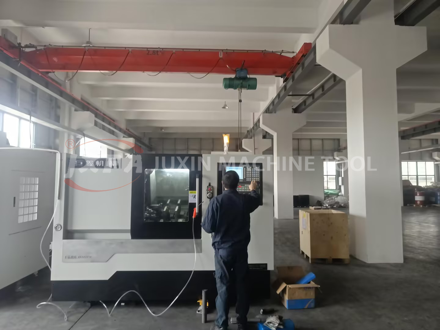 Input shaft machining by end face milling and center hole drilling machine
