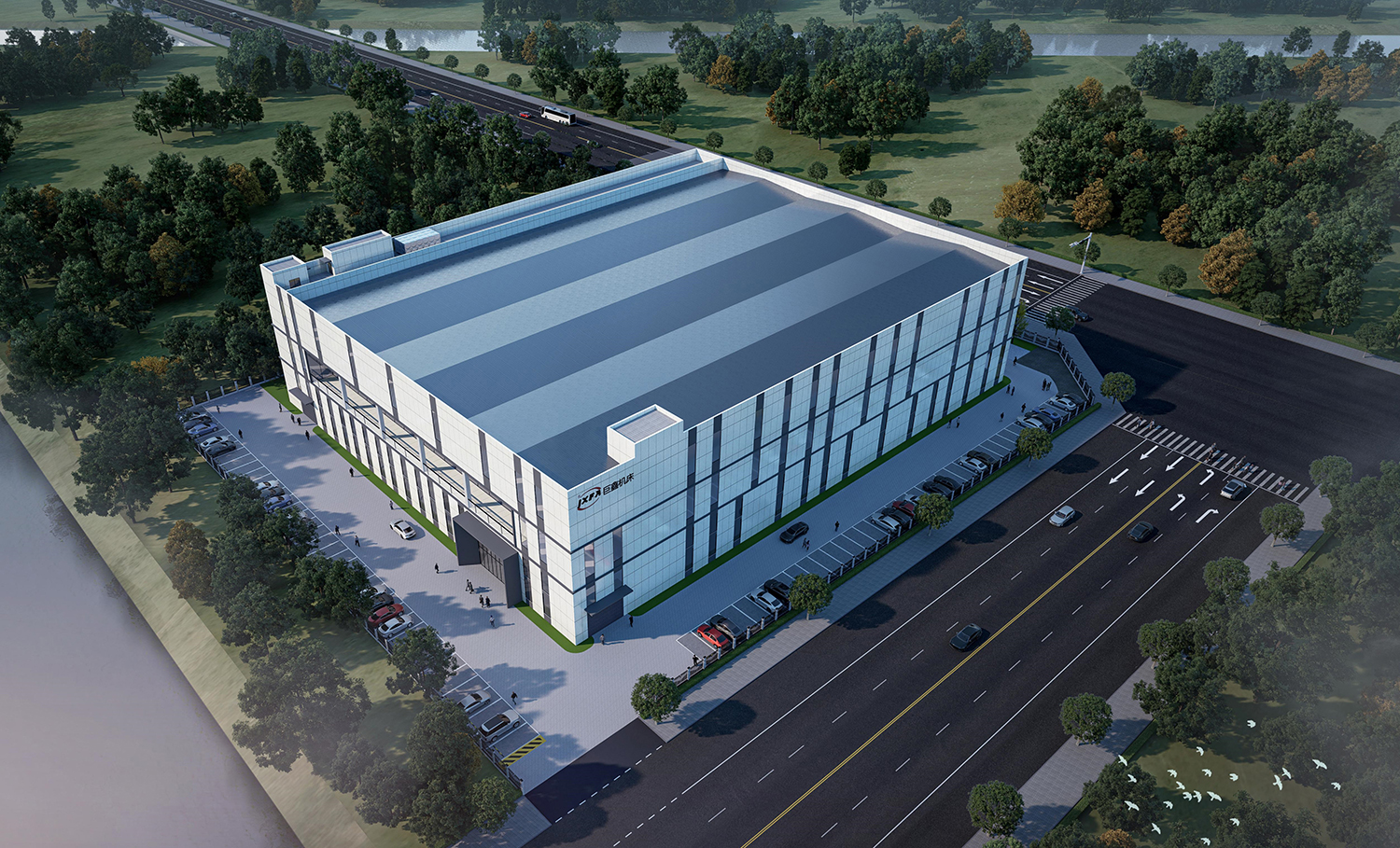 Rendering of Juxin Machine Tool second factory