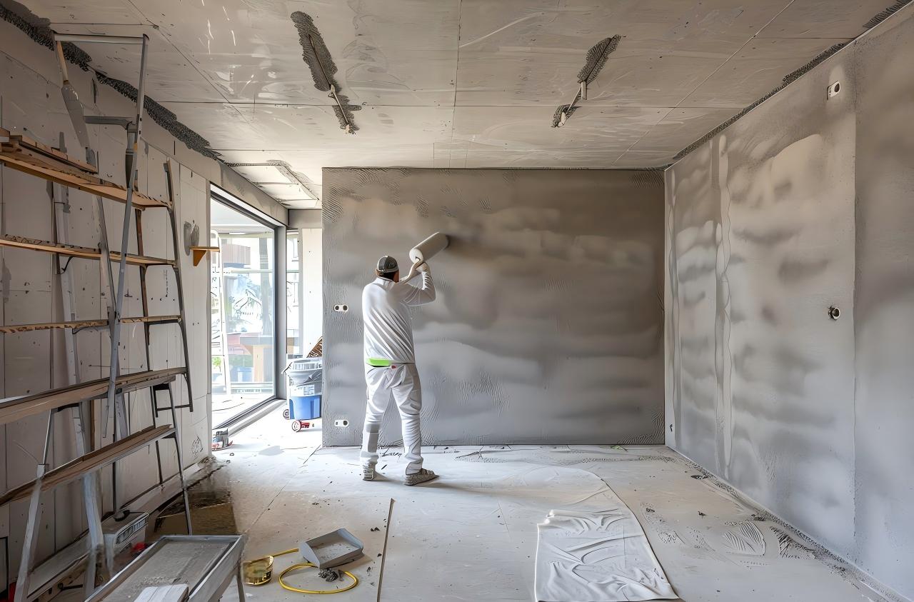 Water-based paint application with HPMC thickener