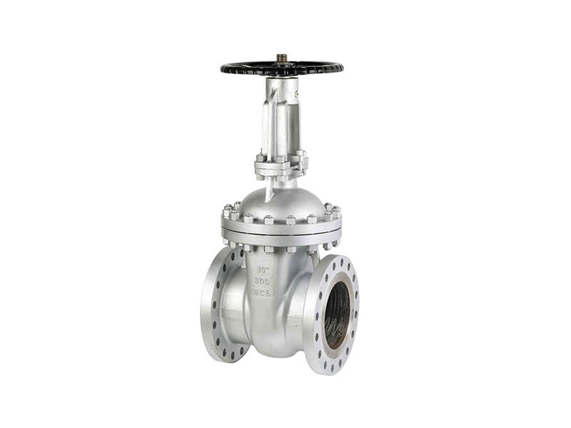 Carbon steel flange gate valve for medium and high pressure industrial pipeline shut-off control