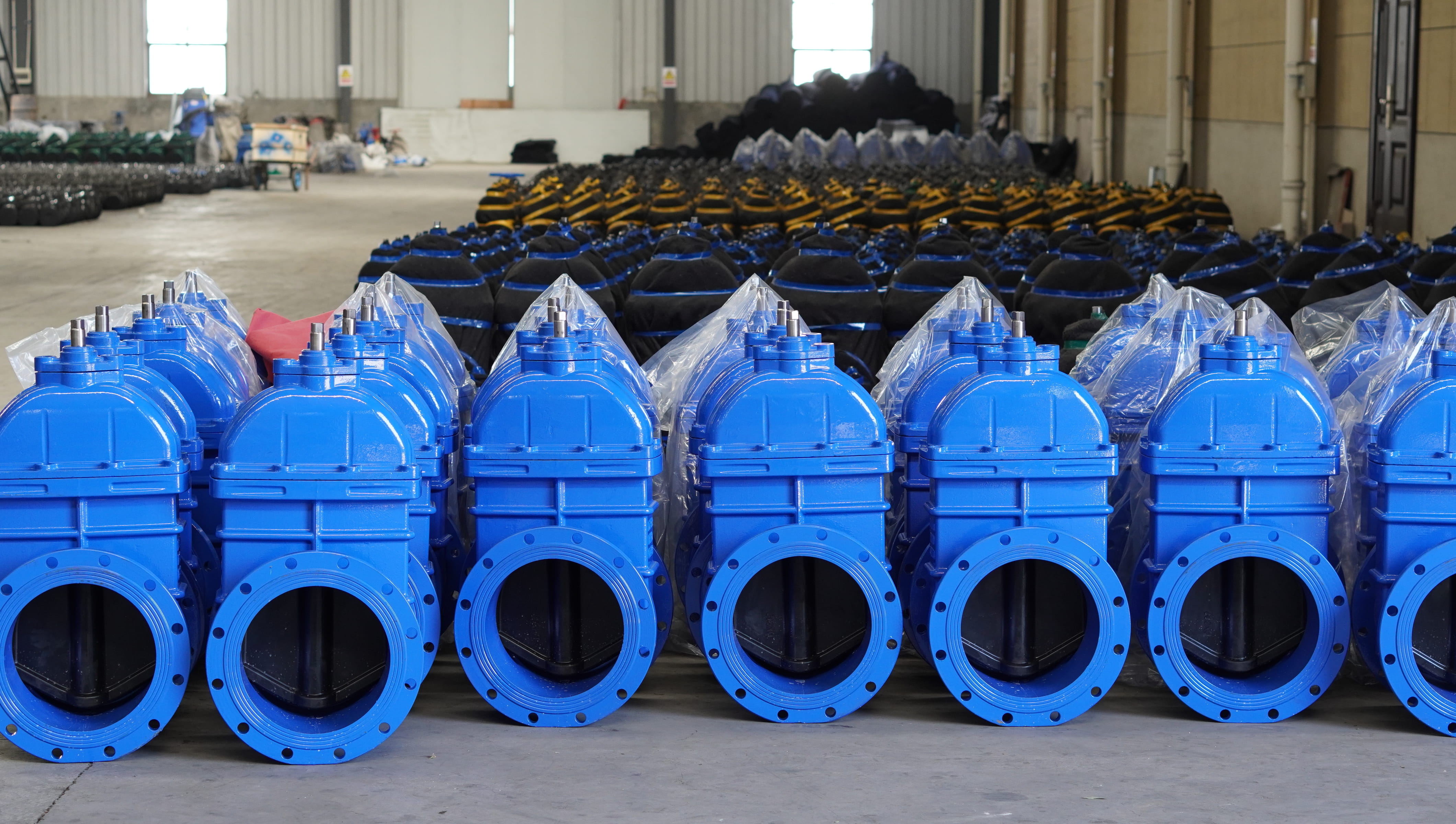 Flange resilient gate valve for water supply and drainage by WEIZIDOM