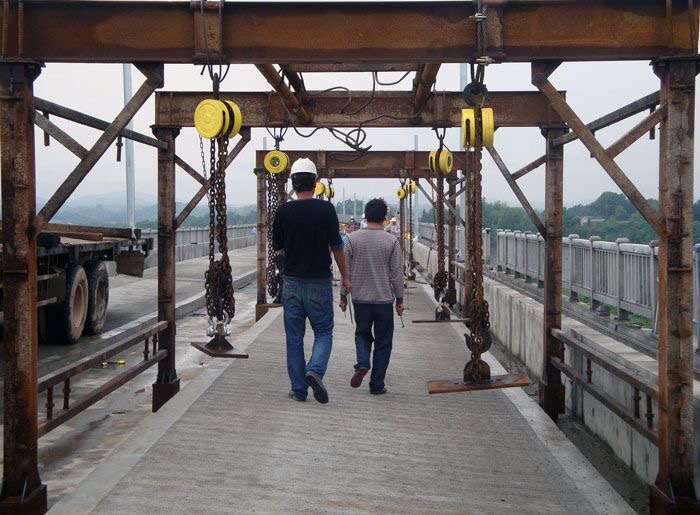 VD chain block used in bridge construction