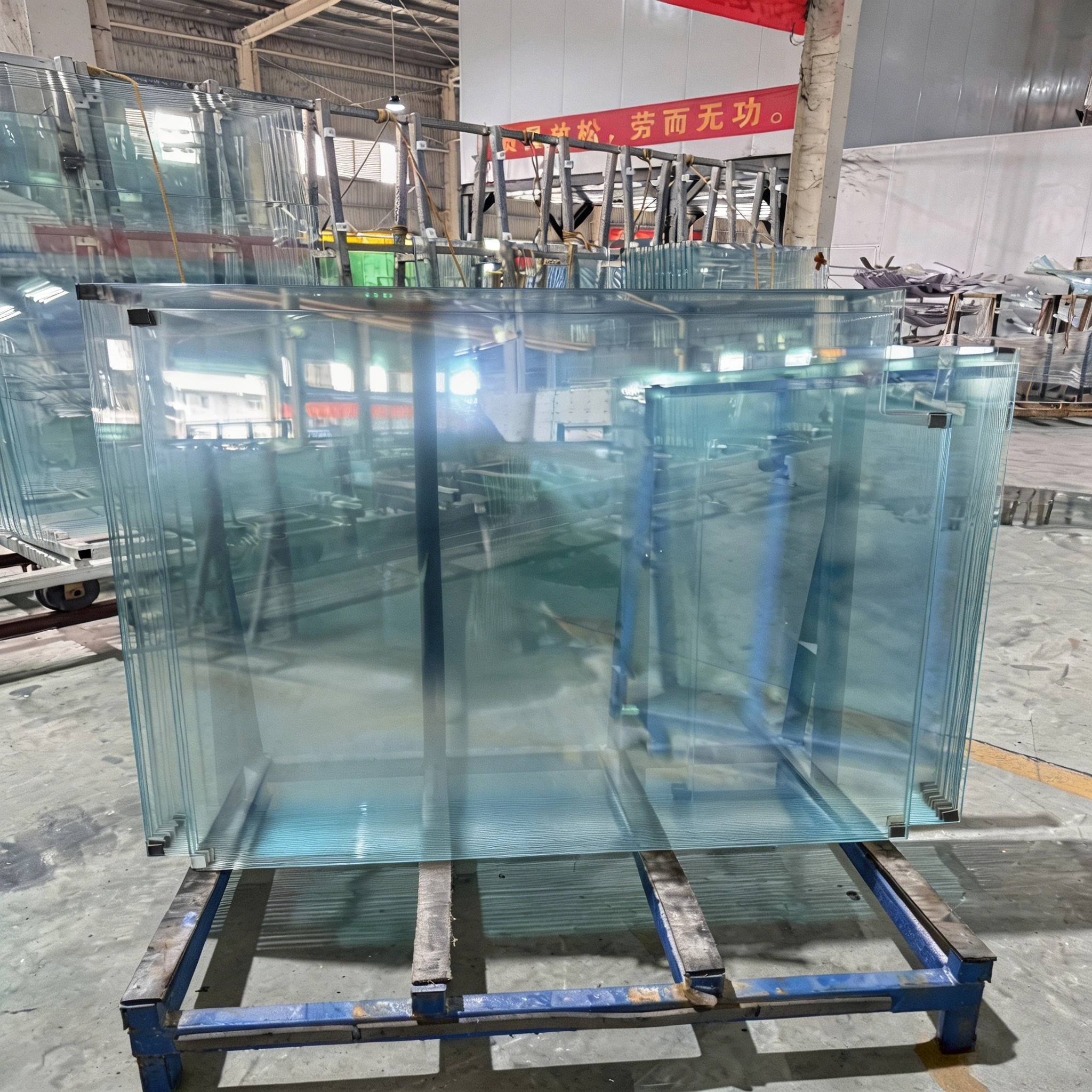 DY-GH01 tempered glass showing edge finishing quality