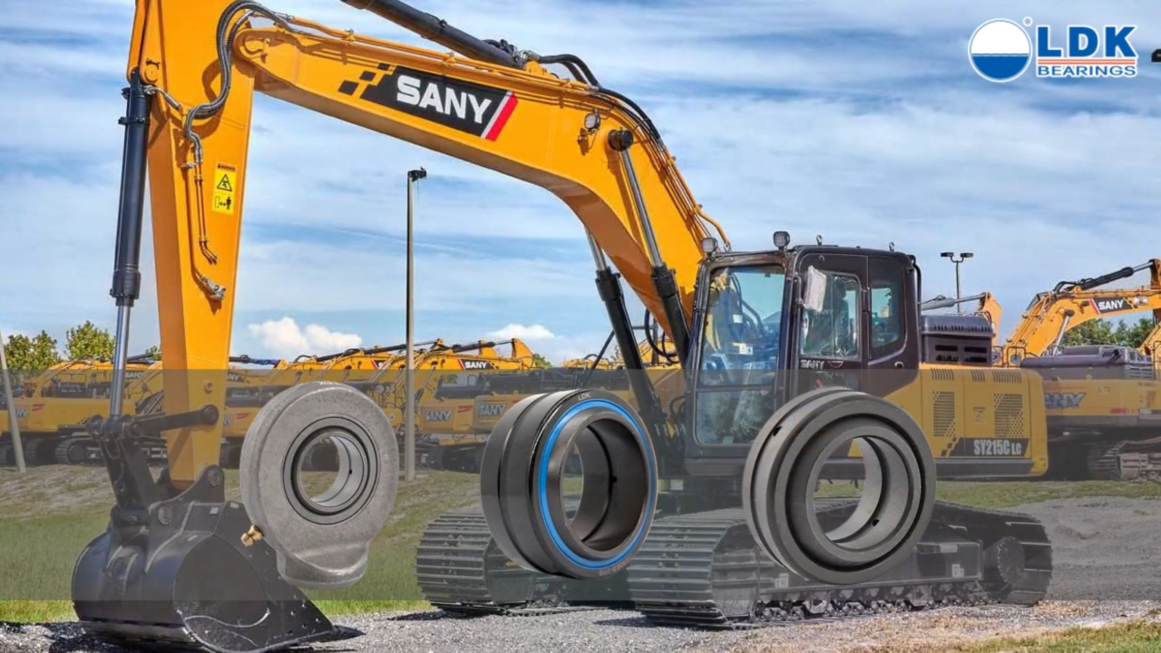 LDK Hydraulic rod ends for Construction Equipments