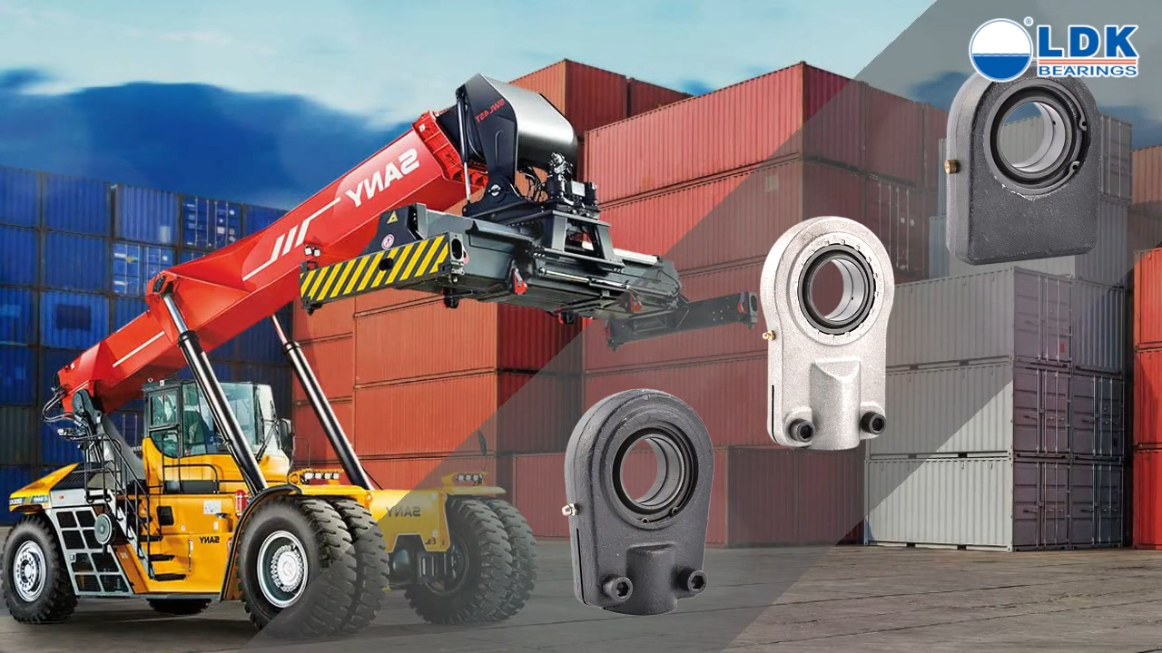 LDK hydraulic rod ends for construction equipment