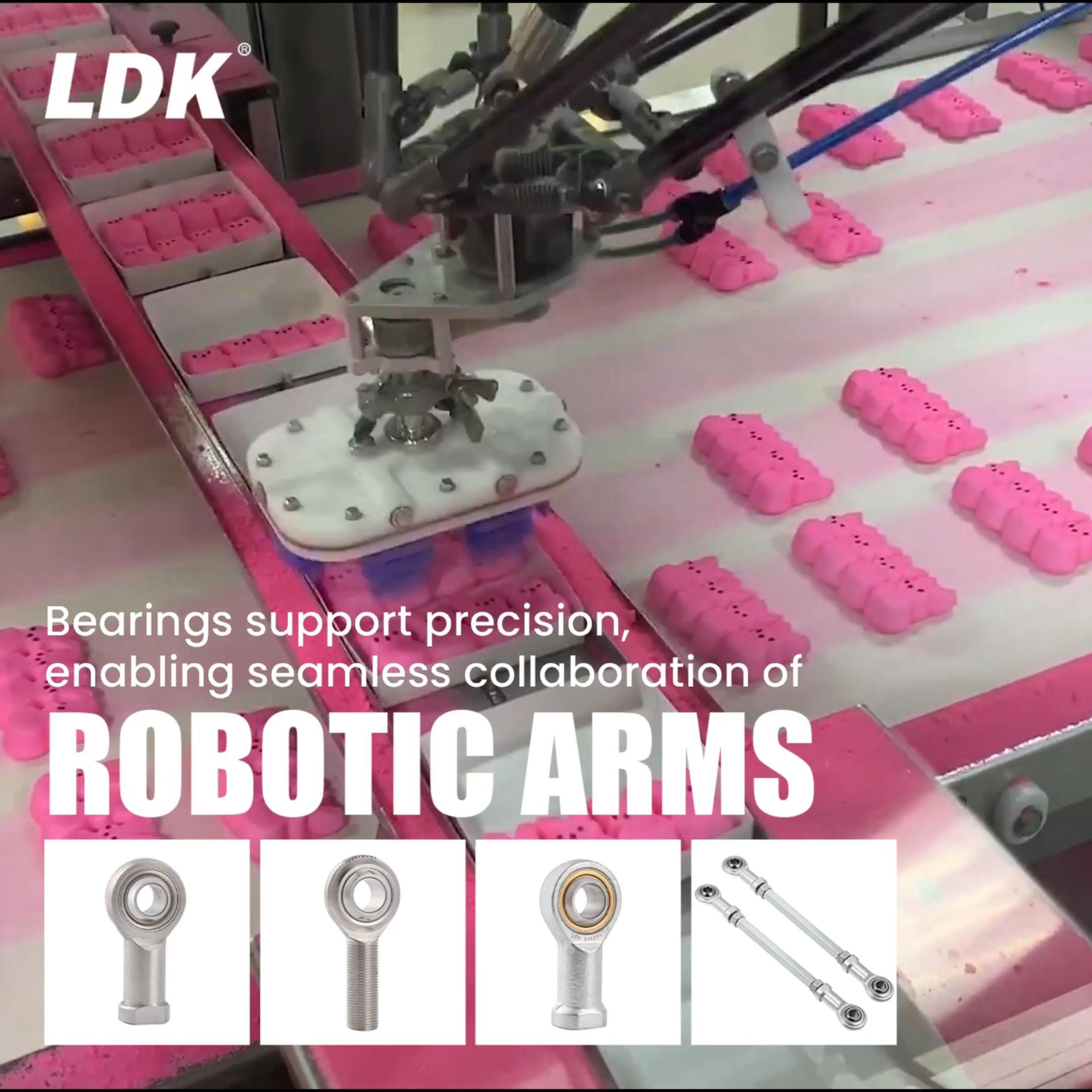 LDK spherical plain bearings for Industrial Automation