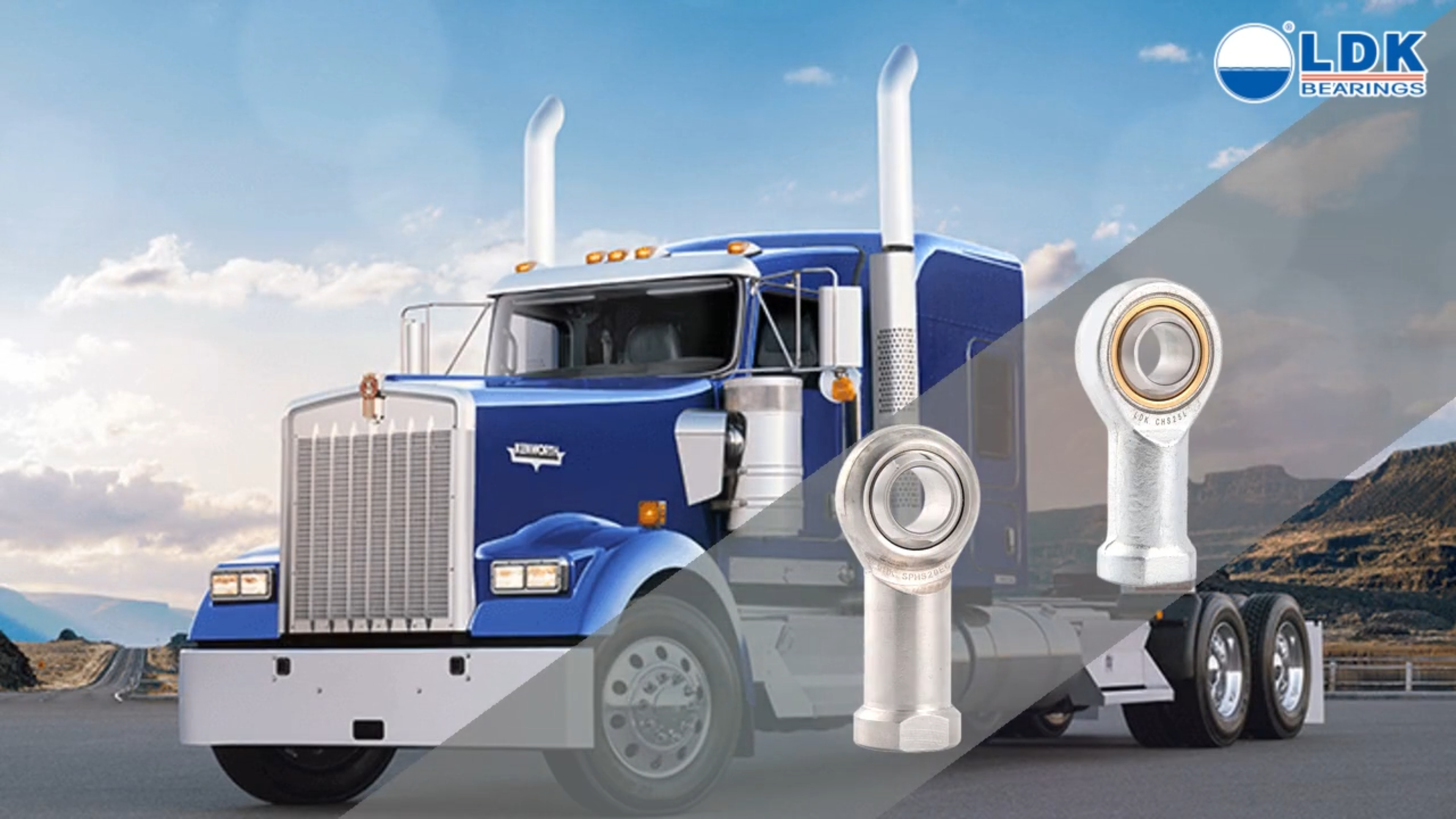 LDK rod end bearings and linkages for heavy truck applications