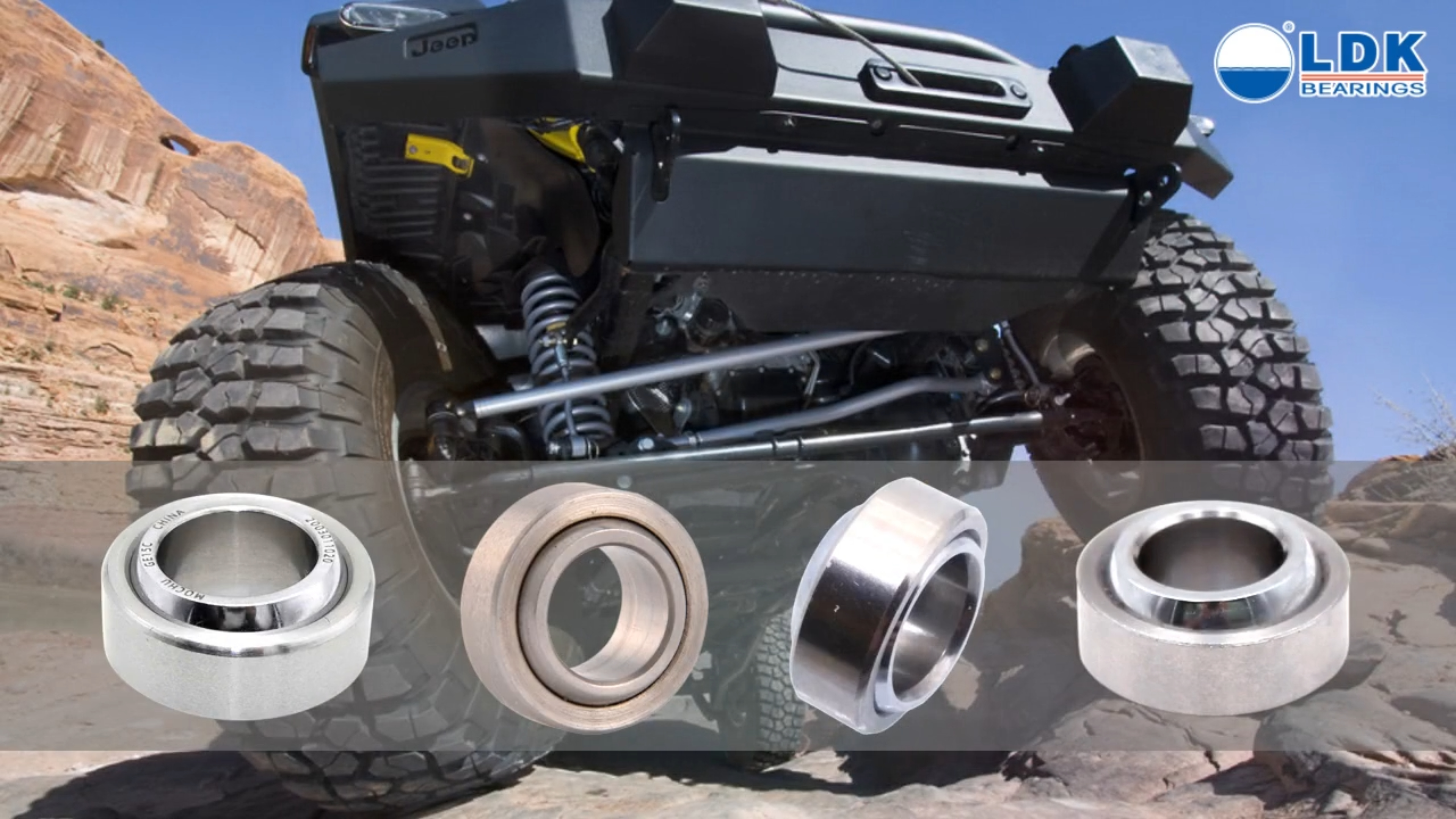 LDK spherical plain bearings for shock absorbers industry scene