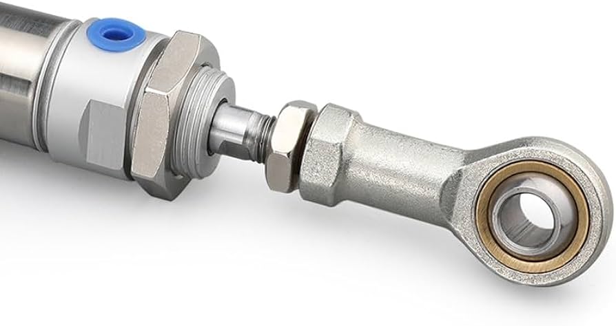 Rod end installed in a pneumatic cylinder actuation linkage, an application where angular misalignment and lubrication regime drive bearing selection