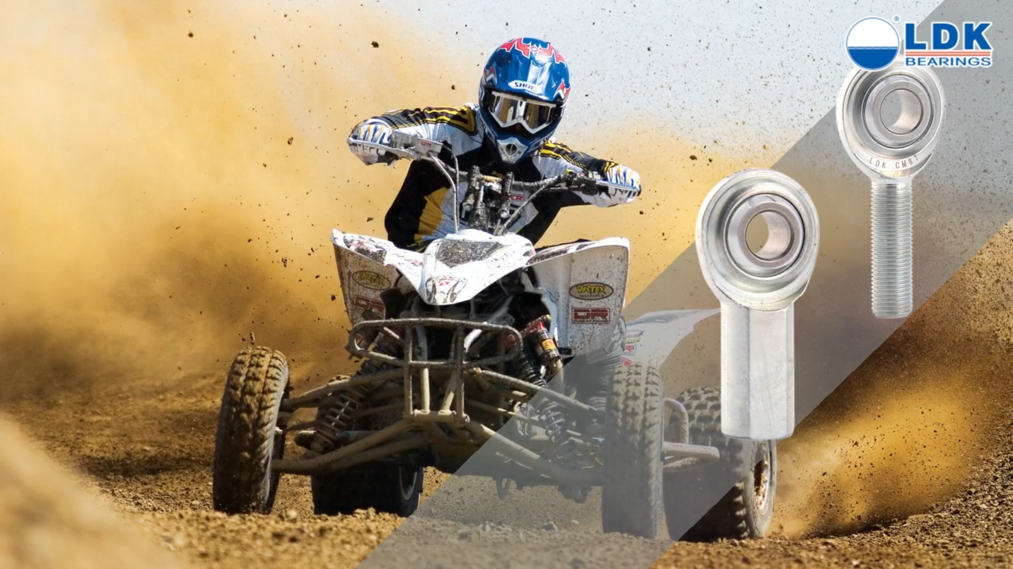 LDK rod end bearings for Recreational vehicles Go Kart Racing