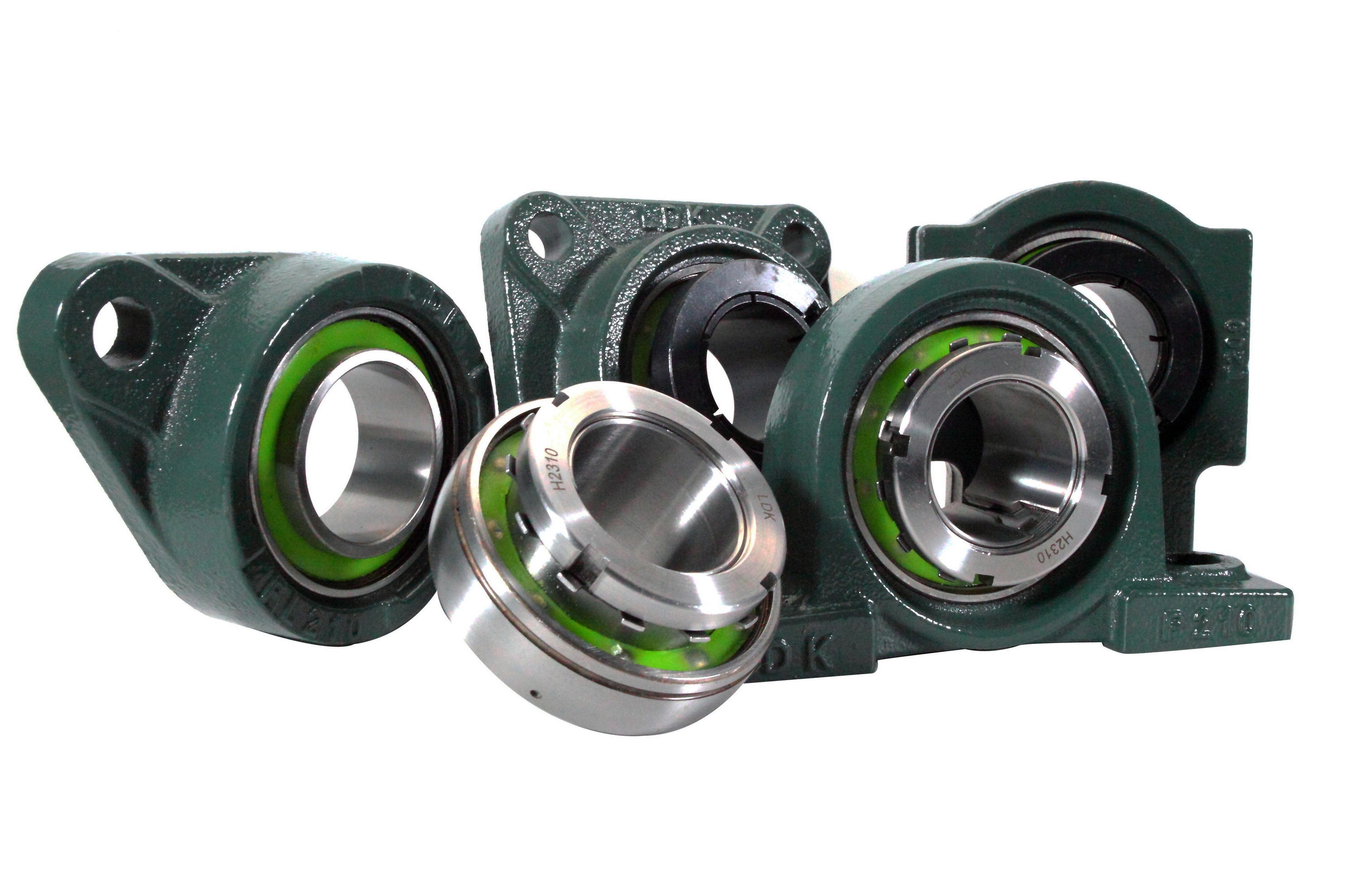LDK solid-lube spherical plain bearings cross-section