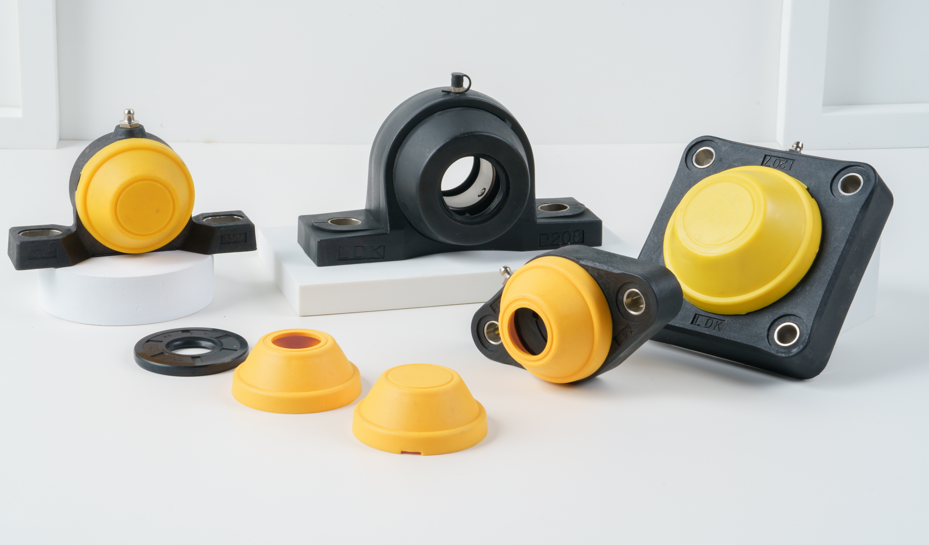 LDK waterproof plastic bearing units in food processing