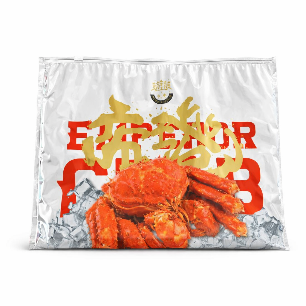 Custom printed insulated lunch tote bag with food-grade insulation