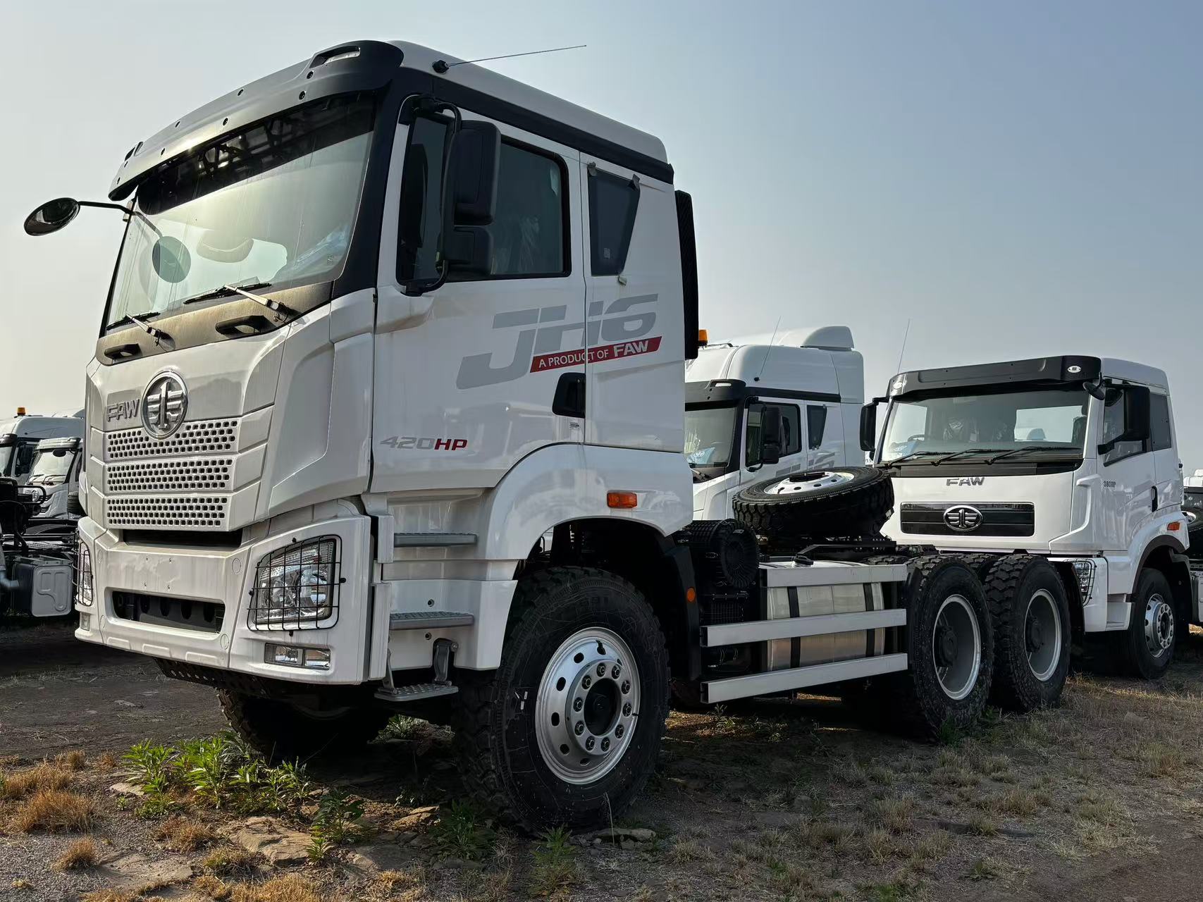 FAW JH6 6X4 Tractor Truck ready for logistics operations