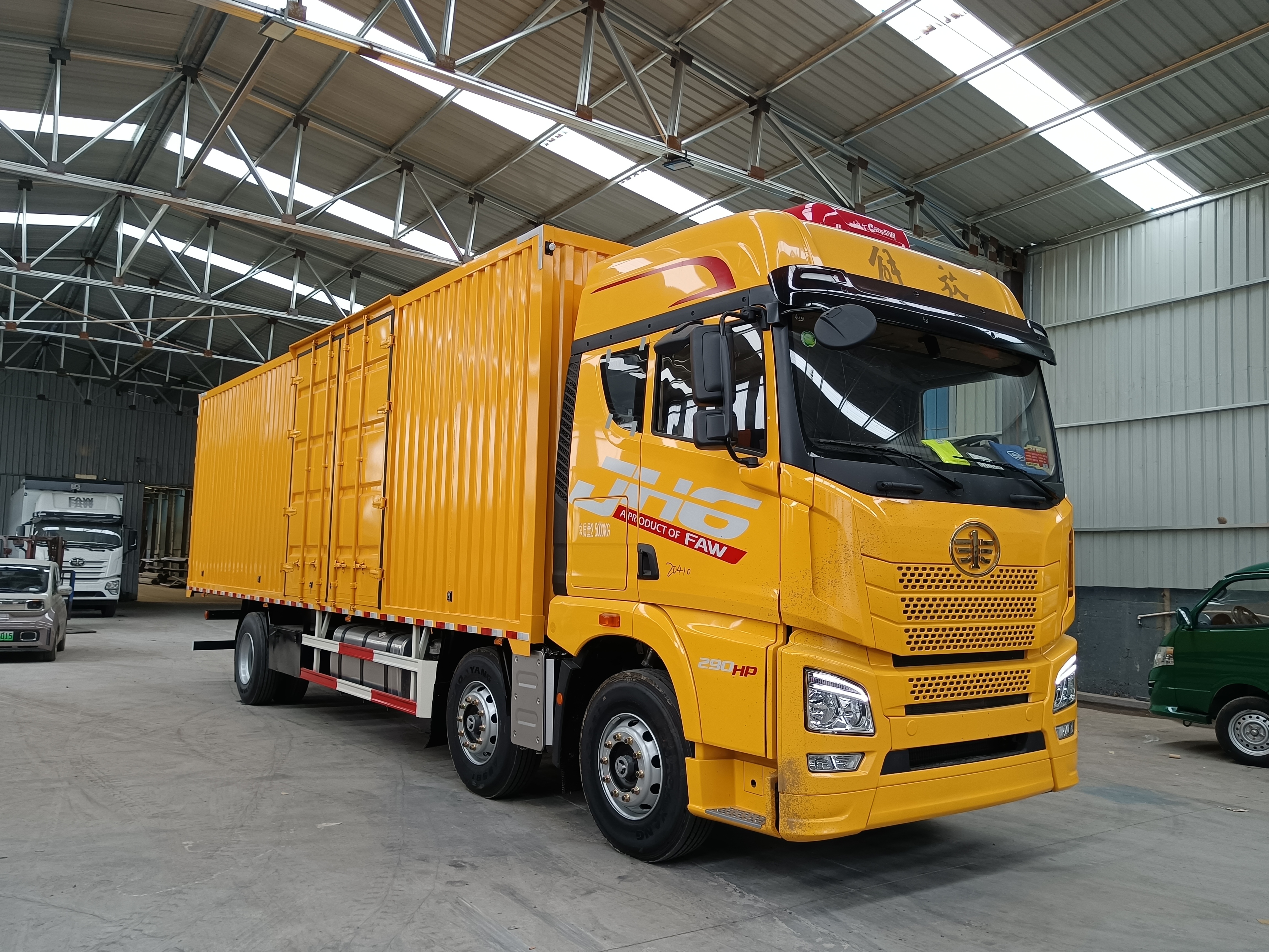 FAW JH6 6x2 cargo truck ready for shipment - Contact CHARY for quotes and catalog