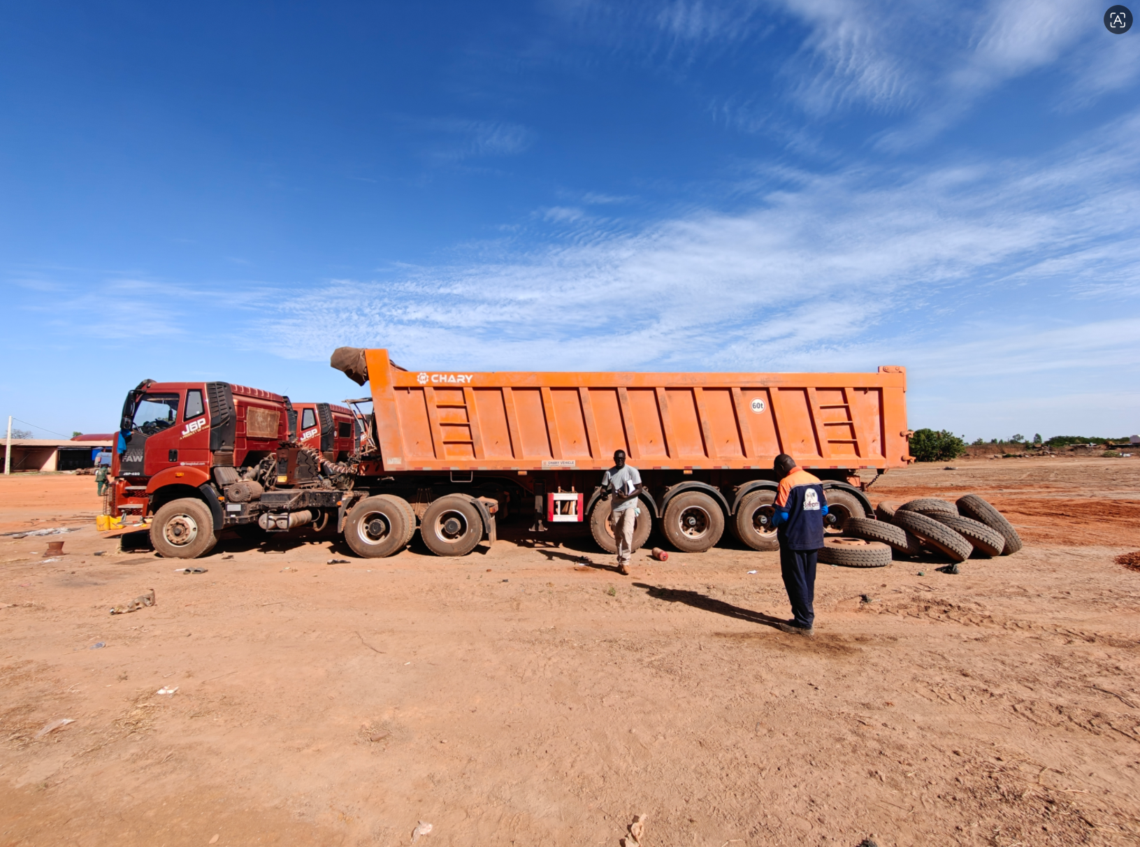 FAW truck at work in Mali