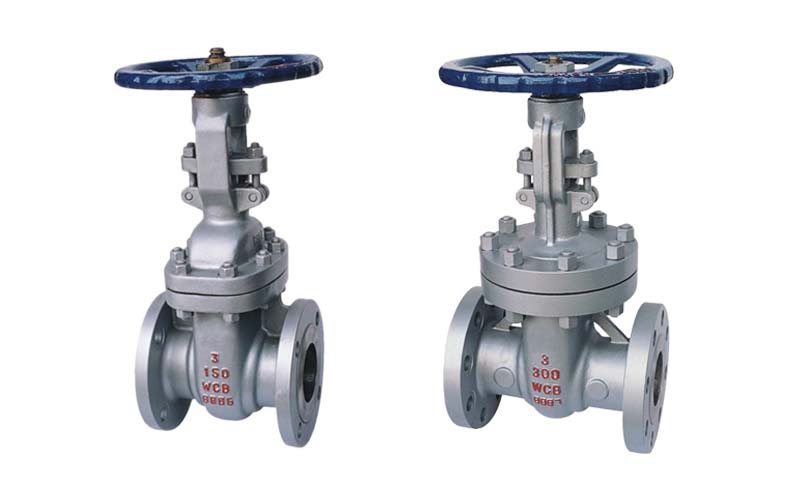 Cast steel gate valve with rising stem for oil and gas, refining and power generation isolation