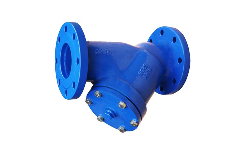 SNI501 cast iron strainer with bolted cover and stainless steel screen