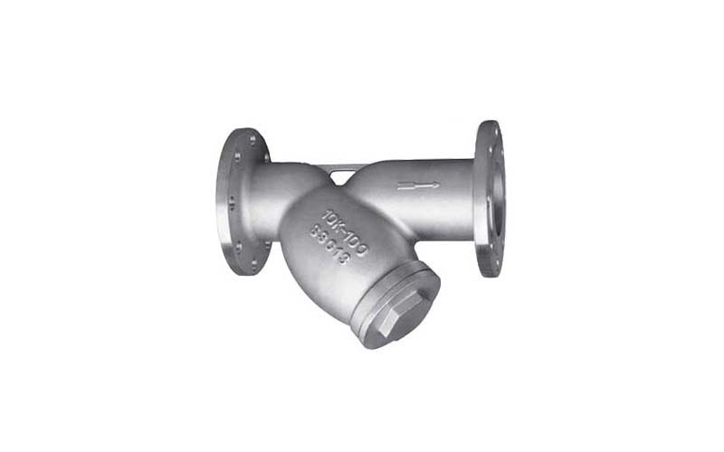 SNS505 Y type strainer bolted cover opened for screen access