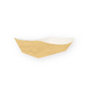 disposable boat-shaped box