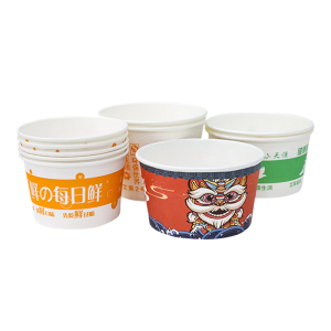 disposable paper food container