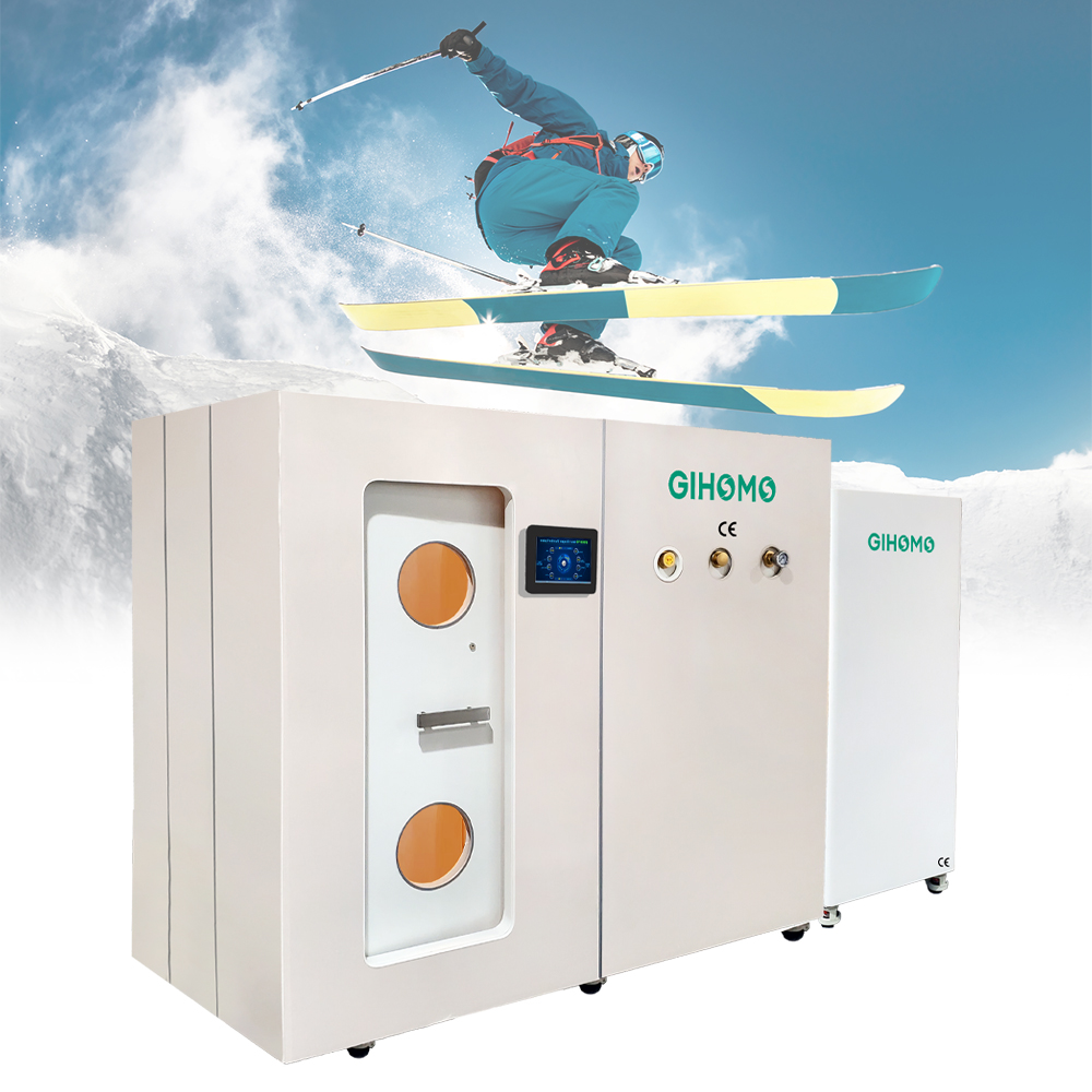 Two persons 2.0ATA hyperbaric oxygen chamber, model W1800, with two adjustable sofas and two oxygen outlets